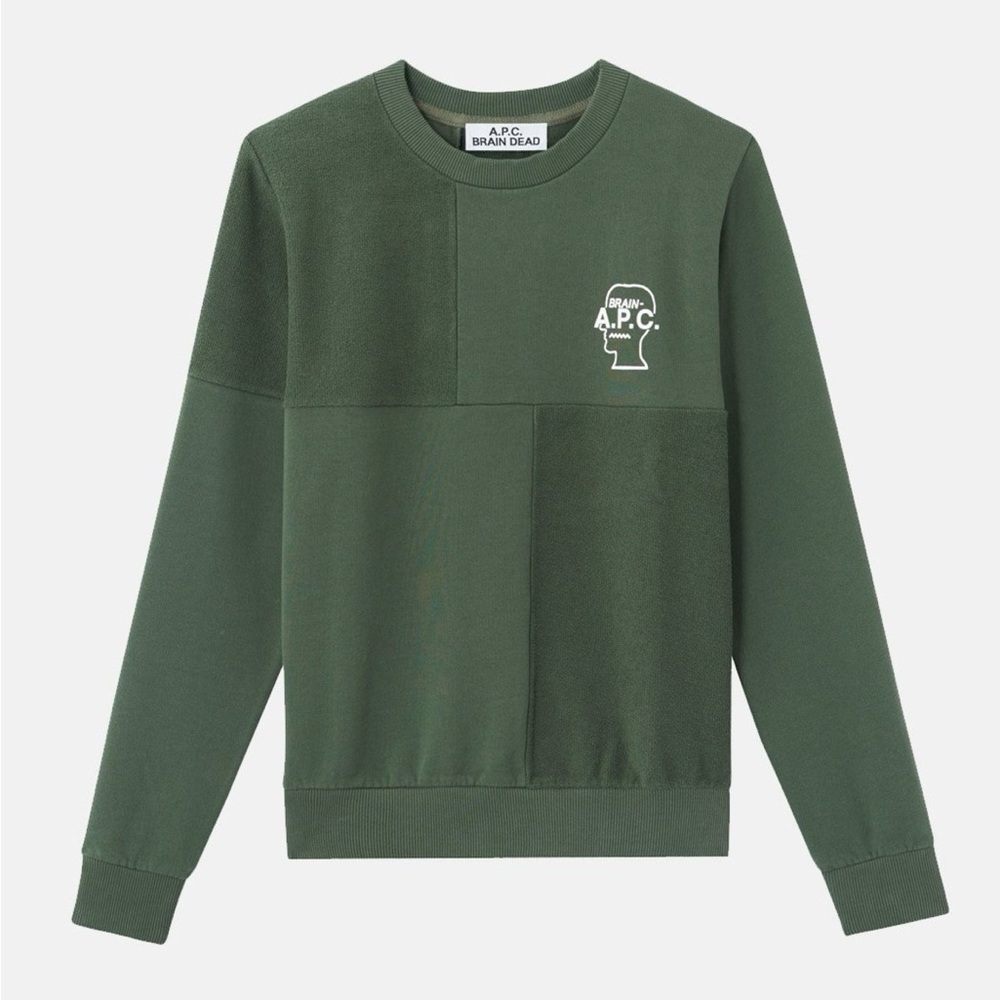 Brain Dead x APC Green Sweatshirt XL